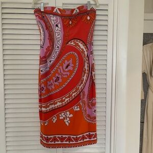 Cache Bodycn Dress with detachable Straps  NWT  XL